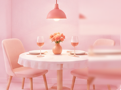 Dinner table for two